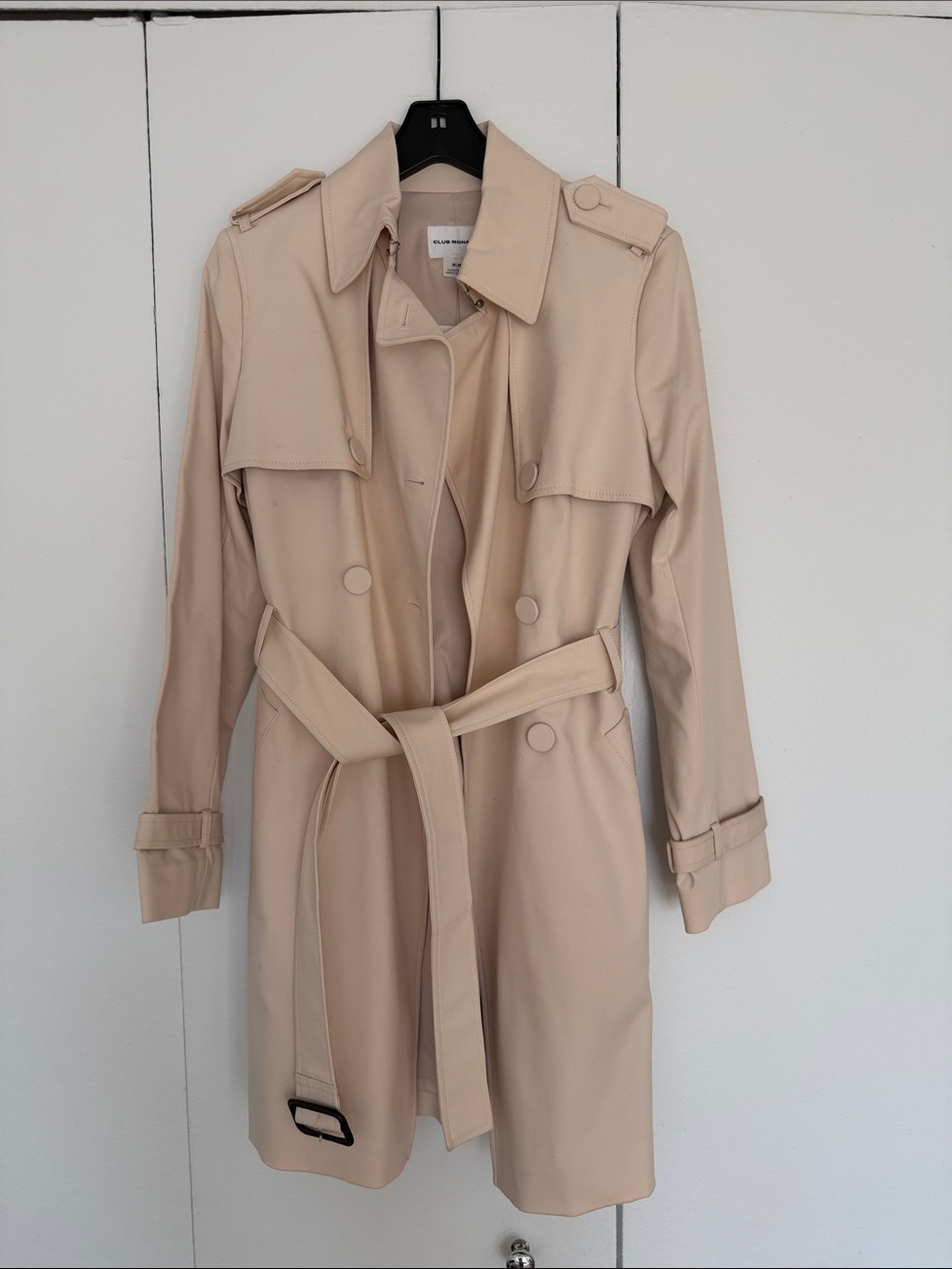 Club Monaco Trench Coat with Belt size Medium